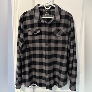 Kuiu Field Flannel Shirt Mens Size XL Wool Blend
